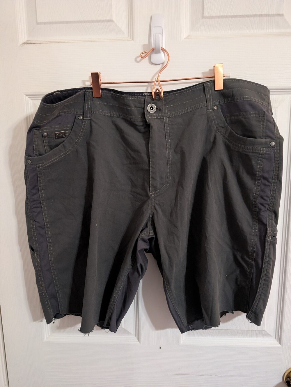 Kuhl Mens Shorts Gray Hiking Outdoor Radikl Cutoff Size 42